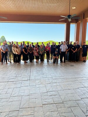 DuraServ welcome meeting with Overhead Door & Fireplace of Montgomery
