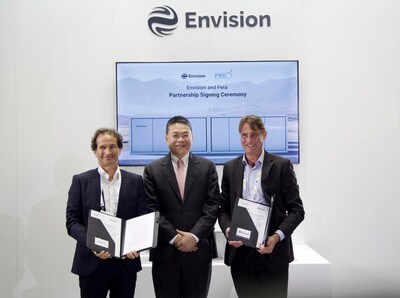 Envision Energy Partners with FERA to Advance 1GW Wind and 1.5GWh Energy Storage in Australia (PRNewsfoto/Envision Energy) Envision Energy Partners with FERA to Advance 1GW Wind and 1.5GWh Energy Storage in Australia (PRNewsfoto/Envision Energy)