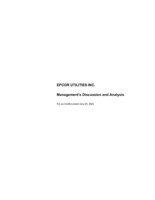 2025 Q2 EPCOR Management Discussion and Analysis. (CNW Group/Epcor Utilities Inc.)