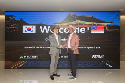 Hanwoo Lee, CEO Hyundai Engineering & Construction and Toby Neugebauer, Co-Founder Fermi America