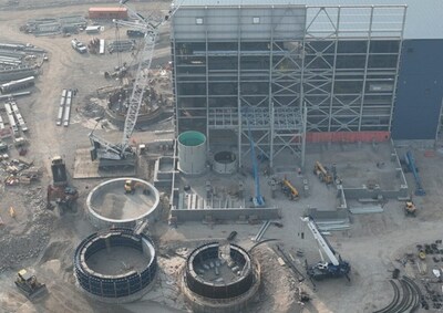 Paste Plant Construction (CNW Group/Foran Mining Corporation)