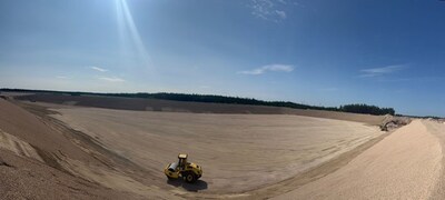 Dry-Stack Tailings Area Water Management Pond Construction (CNW Group/Foran Mining Corporation)