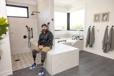 John Kremer, U.S. Navy Petty Officer 1st Class (Retired), is now equipped with a home that meets his unique needs.