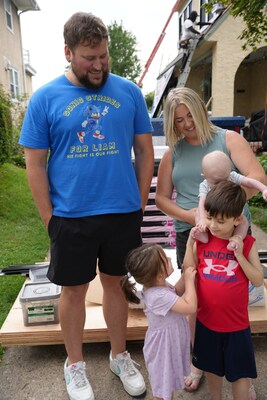 Home Genius Exteriors (HGE) donated and installed a brand-new roof for the Rivera family, a local household navigating unimaginable challenges: Three children diagnosed with a rare genetic liver disease.