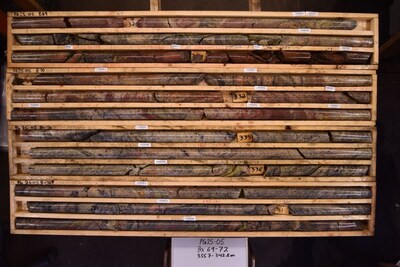 Figure 4: PG25-05 Mineralization (CNW Group/IsoEnergy Ltd.)