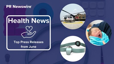 PR Newswire Monthly Health Press Release Roundup, June 2025. Photos provided by Grady Health System, Postpartum Support International and Cochlear North America.
