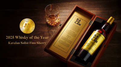 Kavalan Solist Fino Sherry named “Whisky of the Year” at IWC 2025 with a score of 97.04 points, stunning judges with its 'balance, tropical richness, and layered complexity'. Kavalan Solist Fino Sherry named “Whisky of the Year” at IWC 2025 with a score of 97.04 points, stunning judges with its 'balance, tropical richness, and layered complexity'.