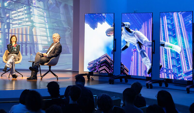 2025 LG Guggenheim Award recipient Ayoung Kim unveils her unique approach to the Intersection of art and technology using 77-inch LG OLED evo TVs.