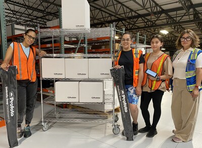 Barrett’s team celebrates the successful go-live of Profoto’s operations in Somerset, N.J.