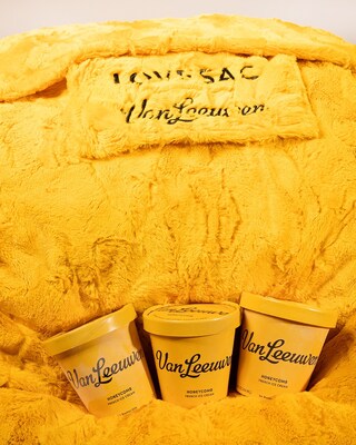 Lovesac and Van Leeuwen Unveil Limited-Edition Collaboration Ahead of National Ice Cream Day.