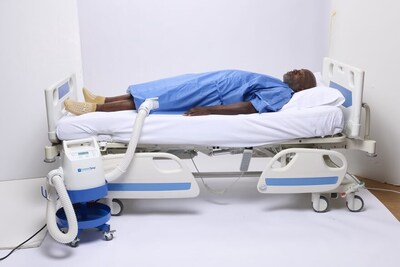 Medline ComfortTemp gowns feature a detachable upper and lower body blanket.