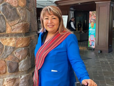Métis National Council President Victoria Pruden (CNW Group/Métis National Council) Métis National Council President Victoria Pruden (CNW Group/Métis National Council)