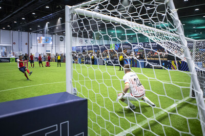 Phygital Athlete Shooting in the Phygital Side of Phygital Contenders: Abu Dhabi – Football