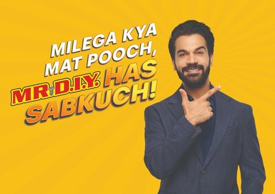 MR.DIY Announces Rajkummar Rao as the Brand Ambassador