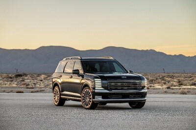 The 2026 Hyundai Palisade SUV is photographed in California City, Calif. on Mar. 4, 2025.