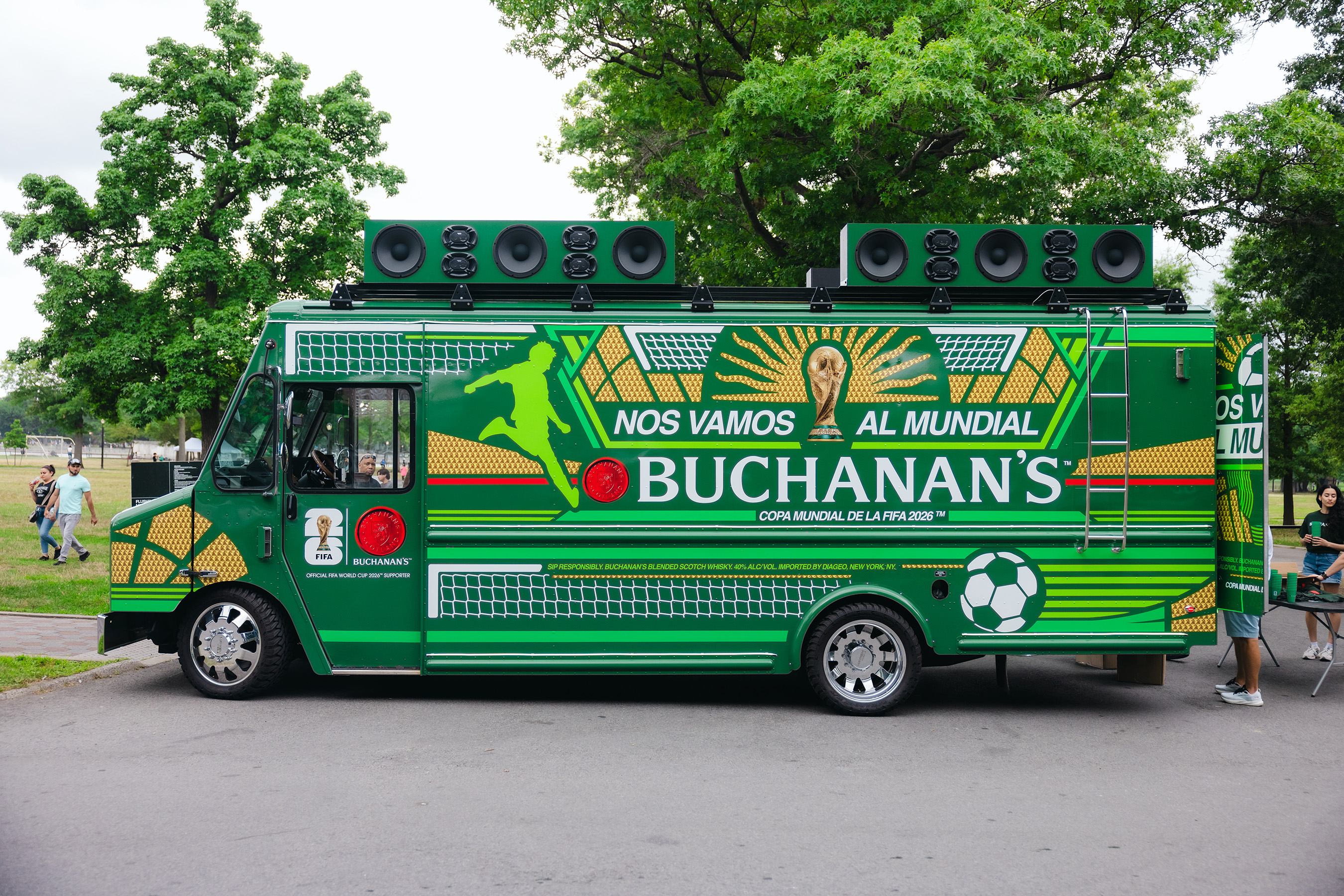 Buchanan's Whisky’s Buchamión kicks off the Road to Gol!, a mobile party kickstarting its journey in New York City, to then make its way to Mexico City and other select US cities to bring the soccer celebrations to the streets ahead of the FIFA World Cup 2026™. Buchanan's Whisky’s Buchamión kicks off the Road to Gol!, a mobile party kickstarting its journey in New York City, to then make its way to Mexico City and other select US cities to bring the soccer celebrations to the streets ahead of the FIFA World Cup 2026™.
