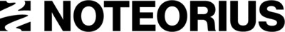 Noteorius smart notebook logo with icon and wordmark.