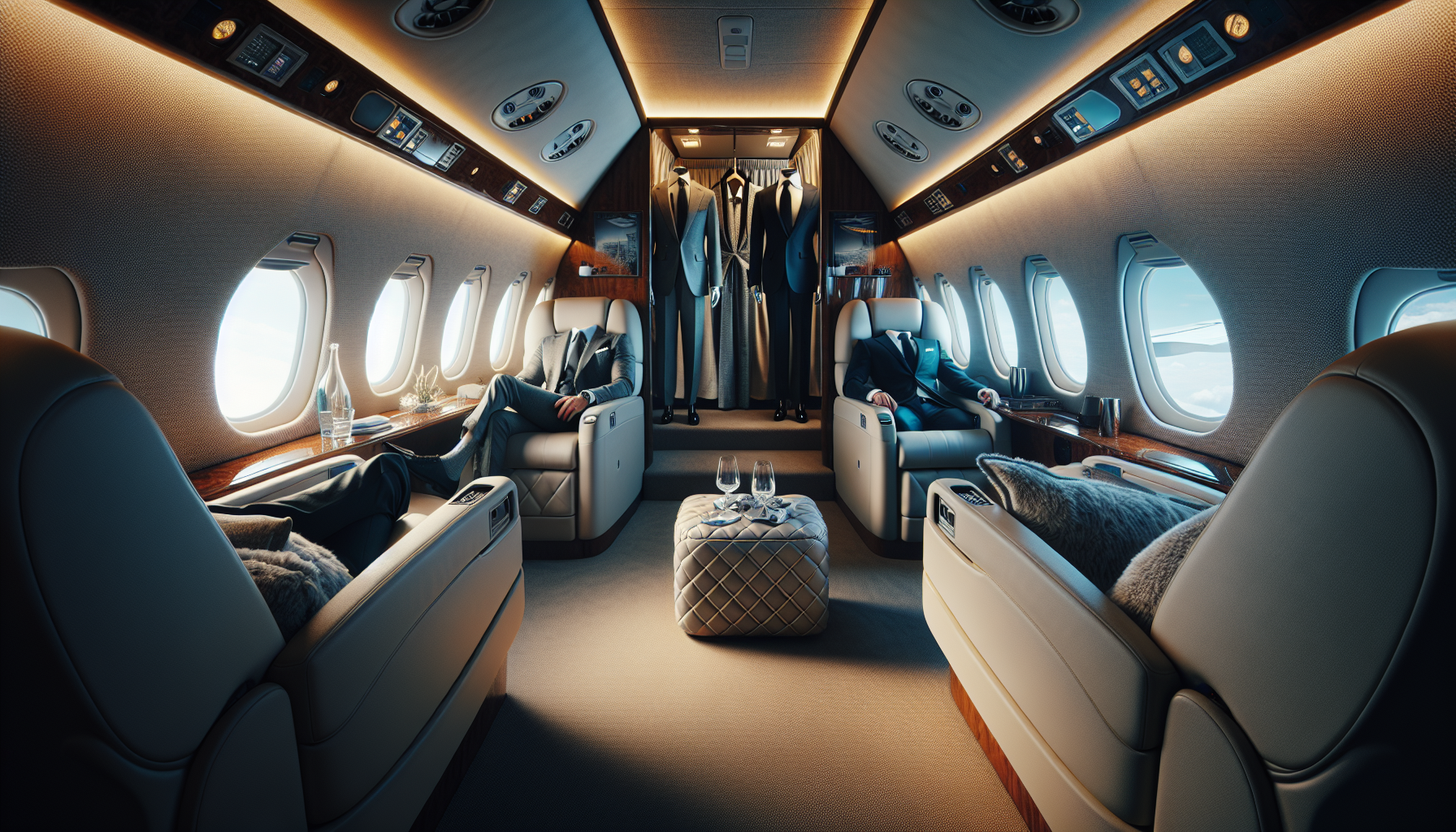 Rich Folks Swap Cramped Seats for Private Wings