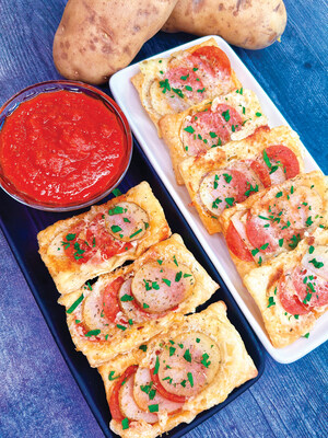 Potato Pizza Puffs