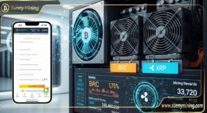 SunnyMining Launches Free Mobile Cloud Mining App, Allowing Everyone to Easily Earn BTC and XRP Passive Income With Zero Threshold