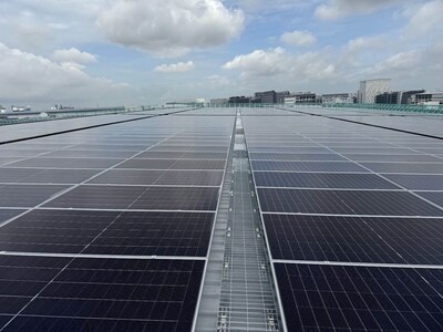 Image: Solar rooftop project at one of LHYK’s facilities, installed by TotalEnergies ENEOS