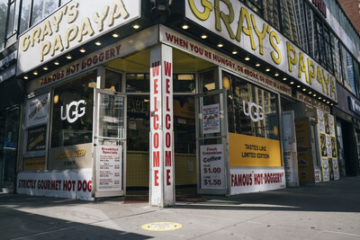 UGG AW25 Mustard Seed Collection launch at Gray's Papaya Upper West Side flagship, New York City