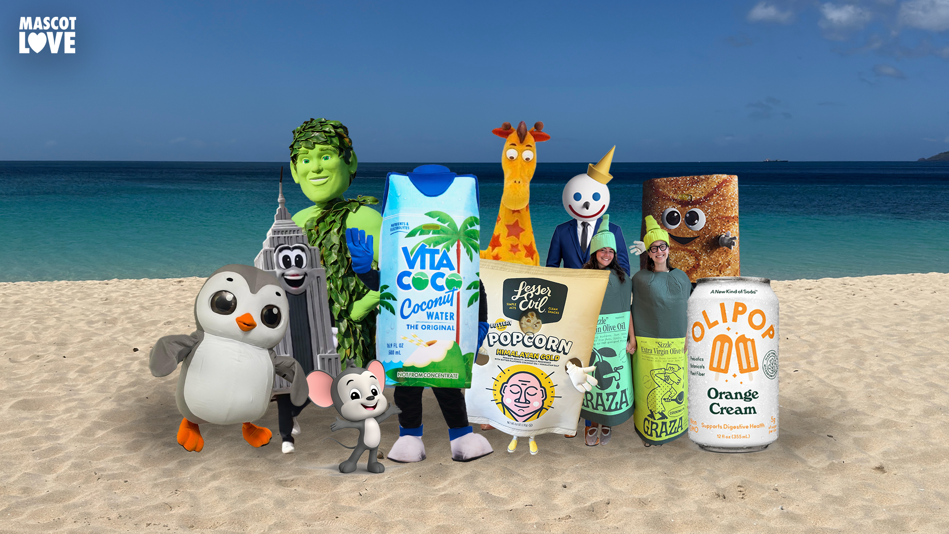 Official Mascot Love Press Photo
