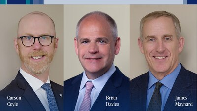 Washington Trust Wealth Management recently added three team members to support their strategic growth & enhanced client experience goals: J. Carson Coyle, Director of Client Experience; Brian Davies, Senior Wealth Advisor; and James C. Maynard, Senior Private Client Advisor.