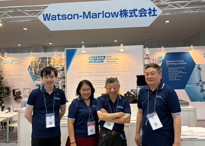 Steven Lin, Sales Engineer; Faith Tang, Head of APAC Marketing; Hirotoshi Watanabe, Engineer; Hironobu Kirii, Sales Leader