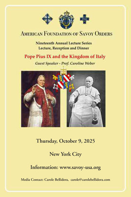 American Foundation of Savoy Orders 19th annual Lecture Series. American Foundation of Savoy Orders 19th annual Lecture Series.