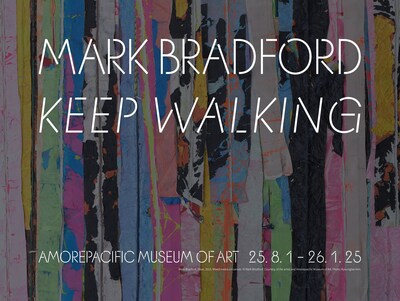 Amorepacific Museum of Art ‘Mark Bradford: Keep Walking’ Exhibition Poster Amorepacific Museum of Art ‘Mark Bradford: Keep Walking’ Exhibition Poster