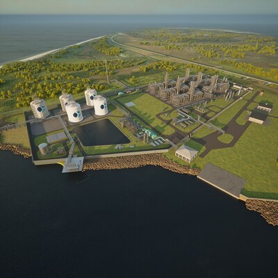 Commonwealth’s 9.5 million tonnes per annum LNG facility under development in Cameron Parish, Louisiana