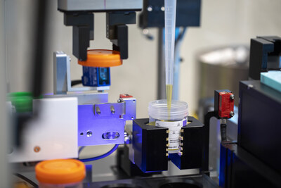 Vision-guided system identifies containers and performs decapping without manual sorting. (PRNewsfoto/COPAN Diagnostics, Inc.)
