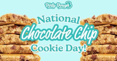 Members of Dirty Dough's loyalty program who make a purchase on Monday, August 4, 2025, will be entered into a sweepstakes for a chance to win free chocolate chip cookies for an entire year.