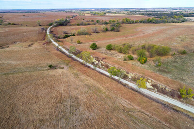 The 93-mile Flint Hills Trail State Park, the longest trail in Kansas, is Rails to Trails Conservancy's 2025 Hall of Fame inductee. It joins an iconic list of Hall of Fame trails recognized by the nation's largest trails, walking and bicycling advocacy organization for their outstanding scenic value, use, amenities, historical significance and community benefit. Photo courtesy Kansas Department of Wildlife and Parks.