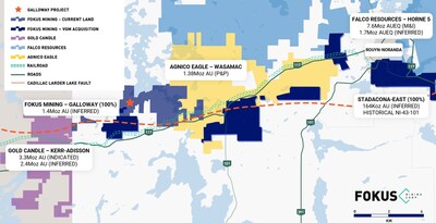 Figure 2  –  Regional Context of Fokus Mining’s Land Package (CNW Group/Fokus Mining Corporation)