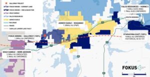 FOKUS MINING TO ACQUIRE KEY LAND PACKAGE FROM VISIBLE GOLD MINES ALONG CADILLAC-LARDER LAKE FAULT