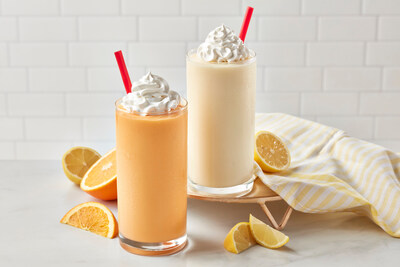 Freddy's Orange Creamsicle and Lemonade Frosts