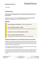FY26 Guidance (CNW Group/Westgold Resources Limited)