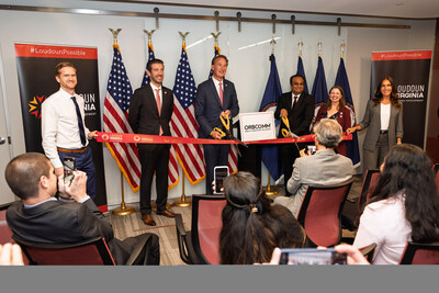 Virginia Governor Glenn Youngkin joins ORBCOMM CEO Sameer Agrawal to cut the ribbon on the company’s new global headquarters in Loudoun County, Va., on Aug. 14, 2025. The relocation will create new jobs and includes a $500,000 investment to help combat the smuggling of drugs and other illicit goods into the United States in shipping containers. Virginia Governor Glenn Youngkin joins ORBCOMM CEO Sameer Agrawal to cut the ribbon on the company’s new global headquarters in Loudoun County, Va., on Aug. 14, 2025. The relocation will create new jobs and includes a $500,000 investment to help combat the smuggling of drugs and other illicit goods into the United States in shipping containers.