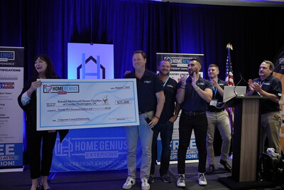 Home Genius Exteriors Donates $25,000 to Ronald McDonald House Charities of Greater Washington, D.C.