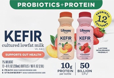 Lifeway Kefir Peach and Strawberry Multipack