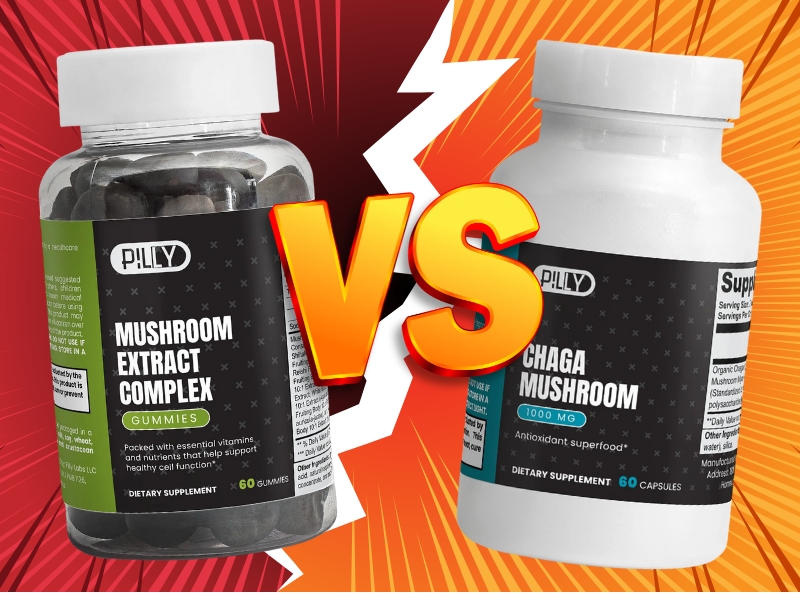 Mushroom Gummies vs Chaga Mushrooms Why Pilly Labs Is Leading the Functional Supplement Shift in 2025