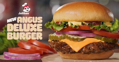 Jollibee's New Angus Beef Deluxe Burger is perfectly balanced for the complete bite.
