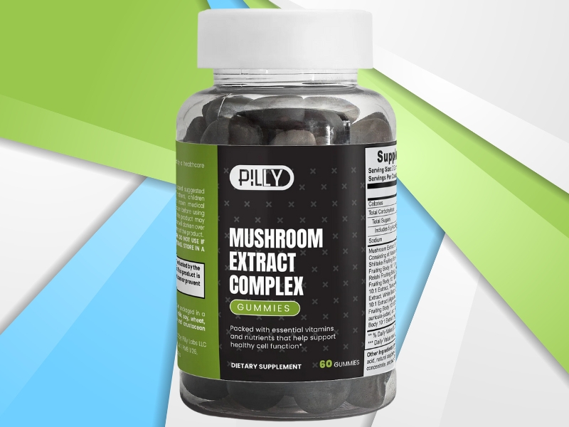 Pilly Labs Formulates 2025’s Top Mushroom Extract Gummy Supplement for ADHD Focus, Anxiety Support, and Natural Weight Wellness
