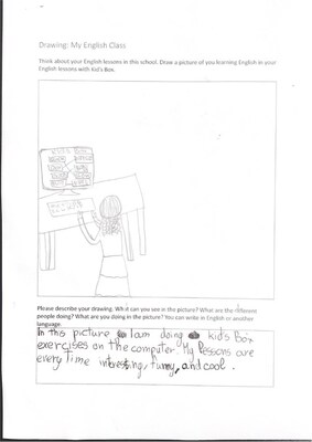 Interesting, funny and cool is how one Italian student described their English class