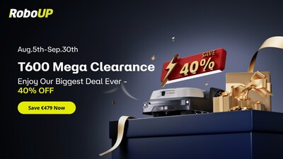 RoboUP T600 2025 Mega Clearance: Up to €479 Off for a Limited Time RoboUP T600 2025 Mega Clearance: Up to €479 Off for a Limited Time
