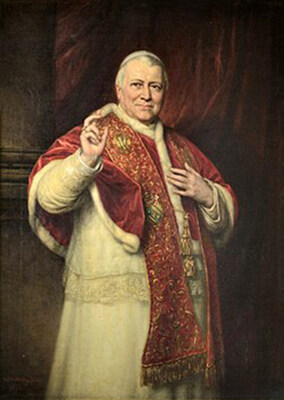The longest-reigning pontiff after Saint Peter, Pius IX.