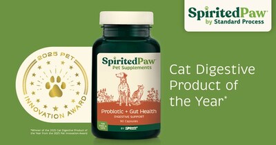 Spirited Paw® Probiotic + Gut Health Wins “Cat Digestive Product of the Year” in Pet Innovation Awards Spirited Paw® Probiotic + Gut Health Wins “Cat Digestive Product of the Year” in Pet Innovation Awards