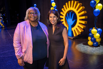 Dr. Remy Washington and Yasmin Bhatia at Uplift Education Convocation